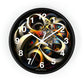 Geometric Wall Clock #6 w/ numbers