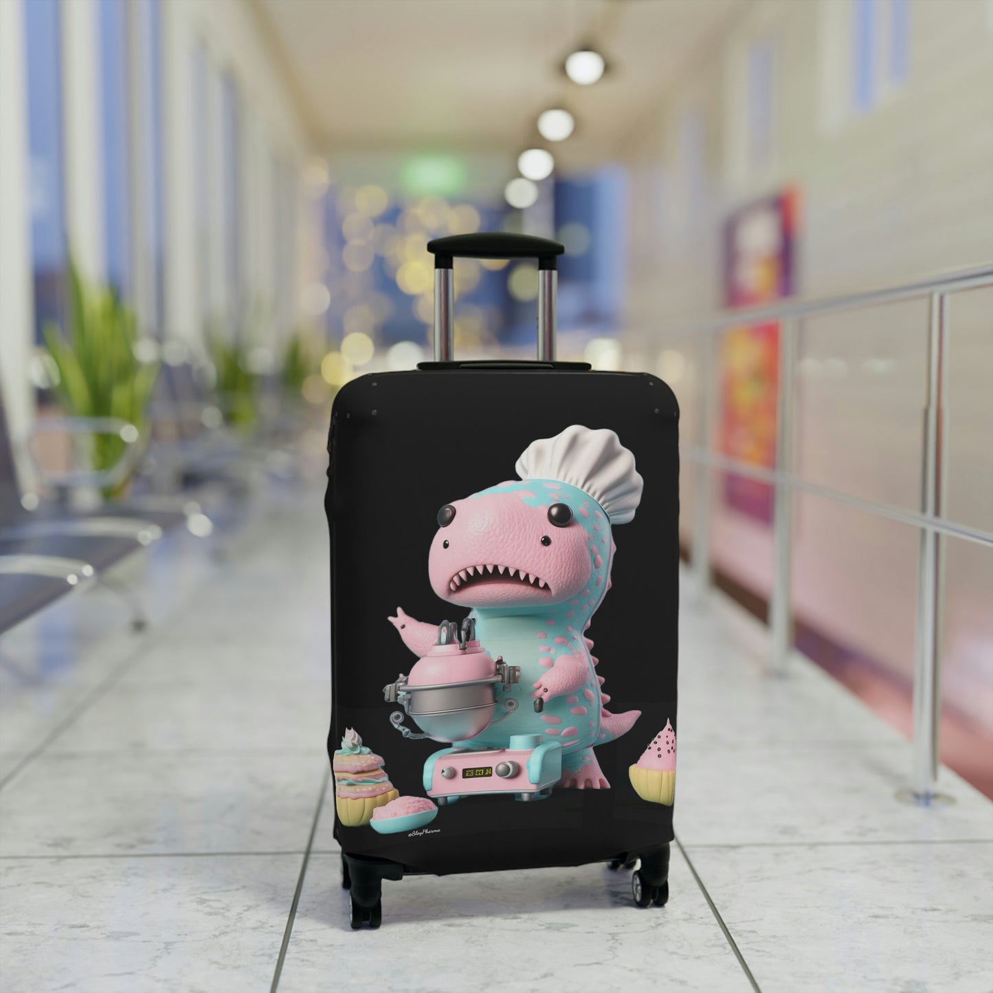 Dinosaur Baker Luggage Cover #4