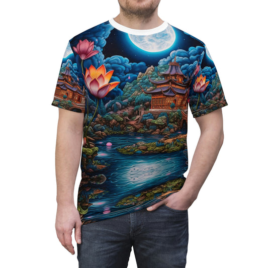 Japanese Lotus Palace Festival Tee