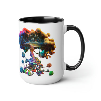 Tree of Infinite Possibility Mushroom Coffee Mug, 15oz