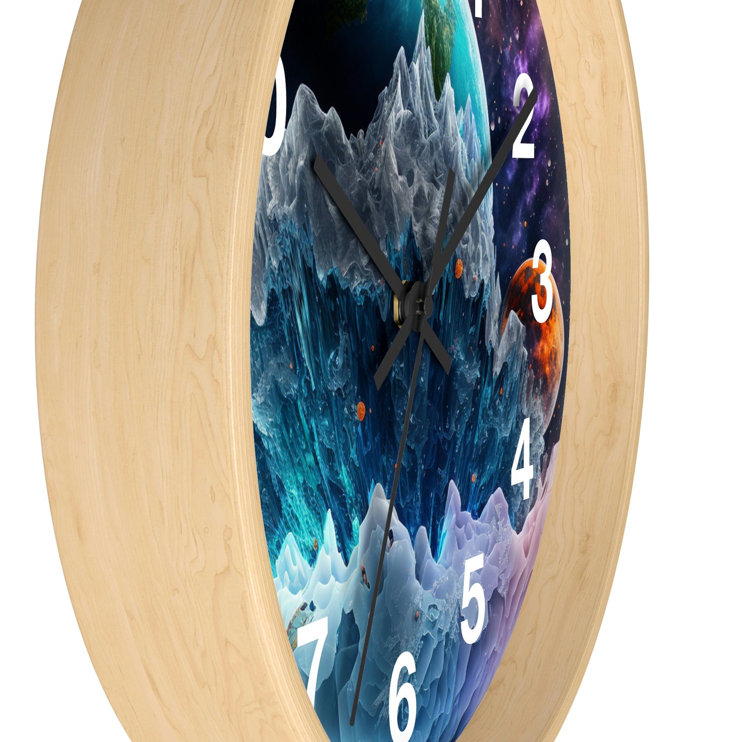 Other Worlds Wall Clock #1 w/ numbers