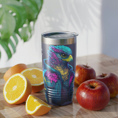 "Falcon Actual" Blue Falcon Ringneck Tumbler, 20oz