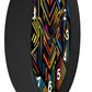 Geometric Wall Clock #3 w/ numbers