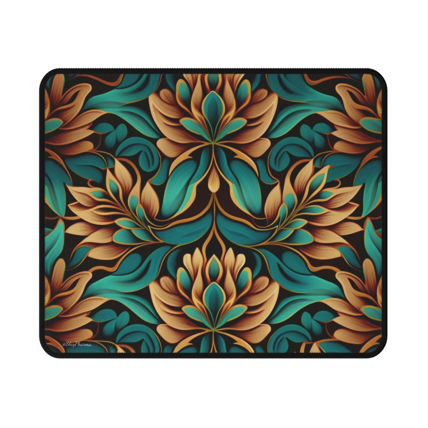 Victorian Floral Pattern Mouse Pad #3