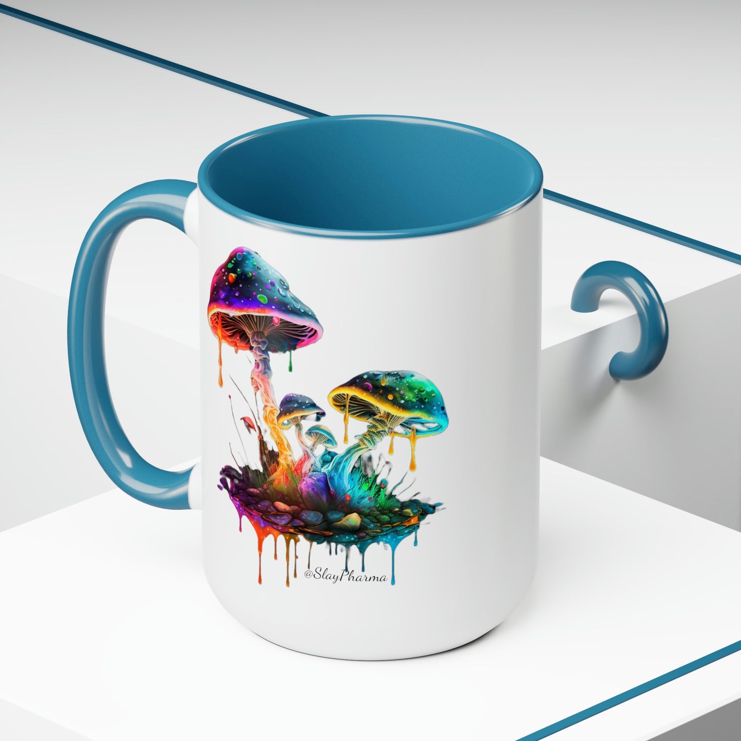 "Dripping with Potential" Mushroom Coffee Mug, 15oz