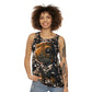 Business Dinosaur Cherry Blossom Tank Top #2