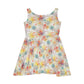Floral Pattern Women's Skater Dress #19