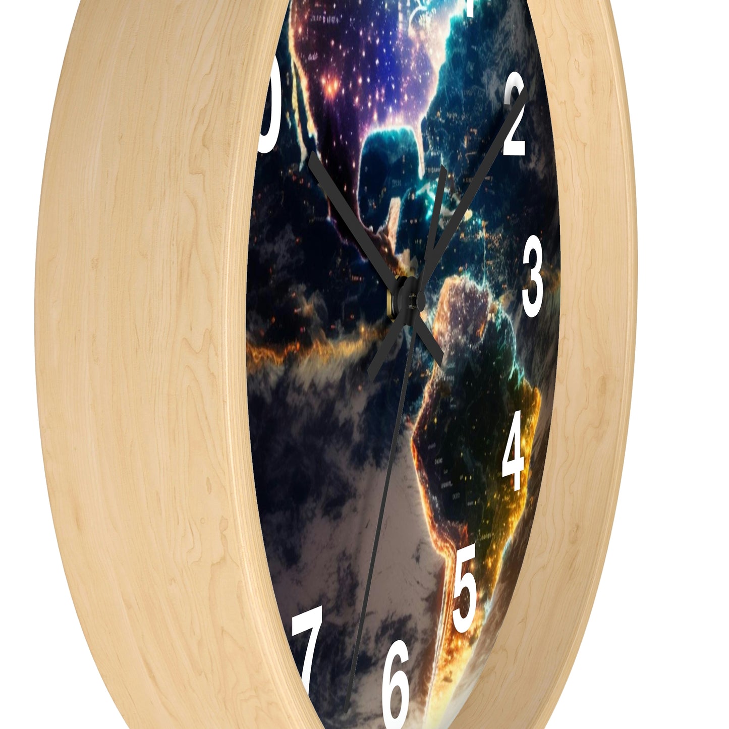 Late Night Glow Wall Clock w/ numbers