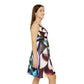 Floral Pattern Women's Skater Dress #27