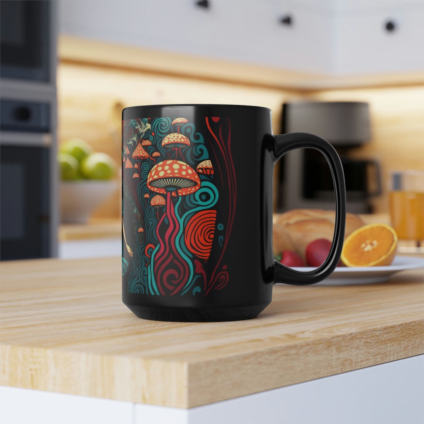 Alice Magic Mushroom Mug, 15oz