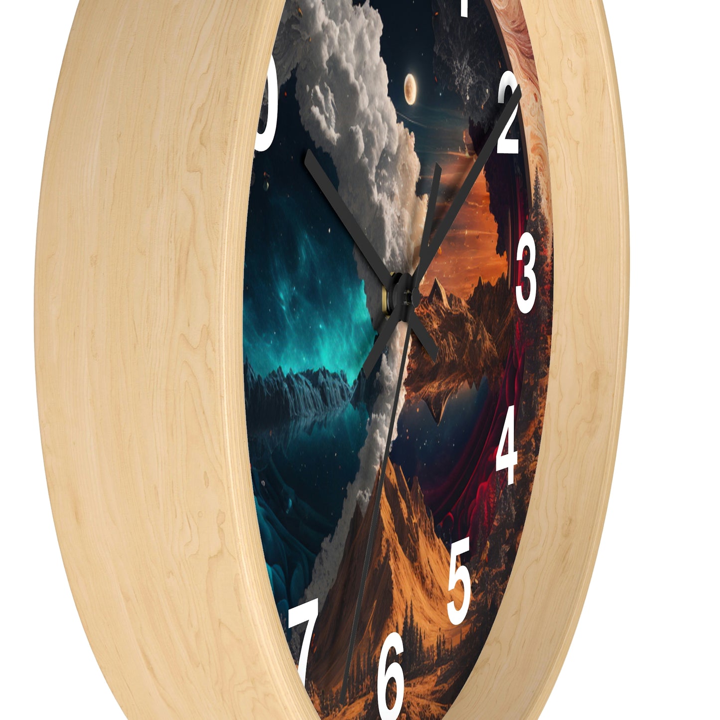 Duality Wall Clock #3 w/ numbers