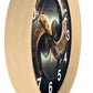 Geometric Wall Clock #8 w/ numbers