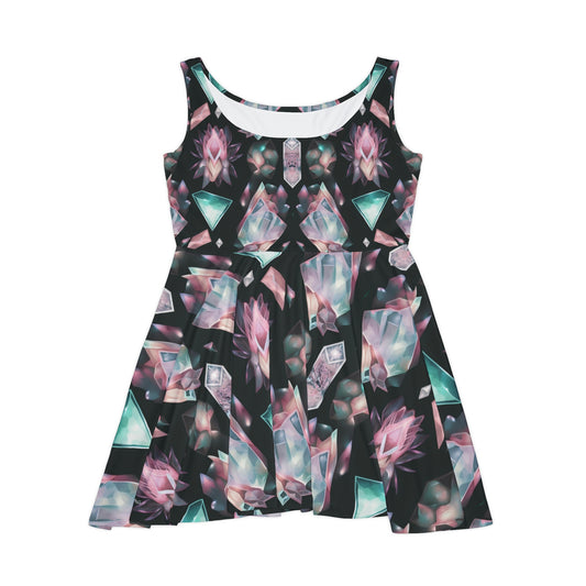 Shine Bright Like a Damond Rave Skater Dress #