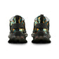 Geometric fractal pattern Sneakers Mens Mesh Shoes