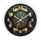 Geometric Congruence Masonic Wall Clock w/ numbers