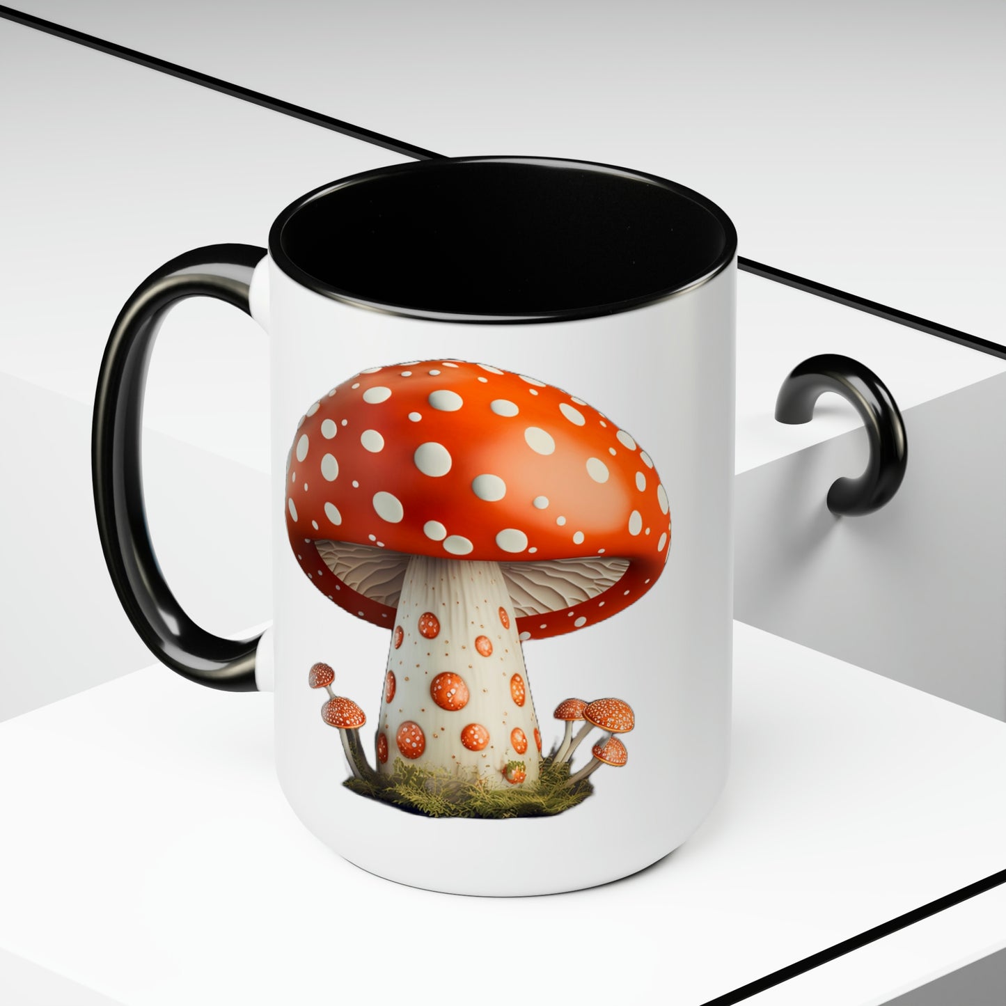 Amanita-Mushroom Coffee Mug, 15oz