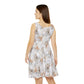 Floral Pattern Women's Skater Dress #3