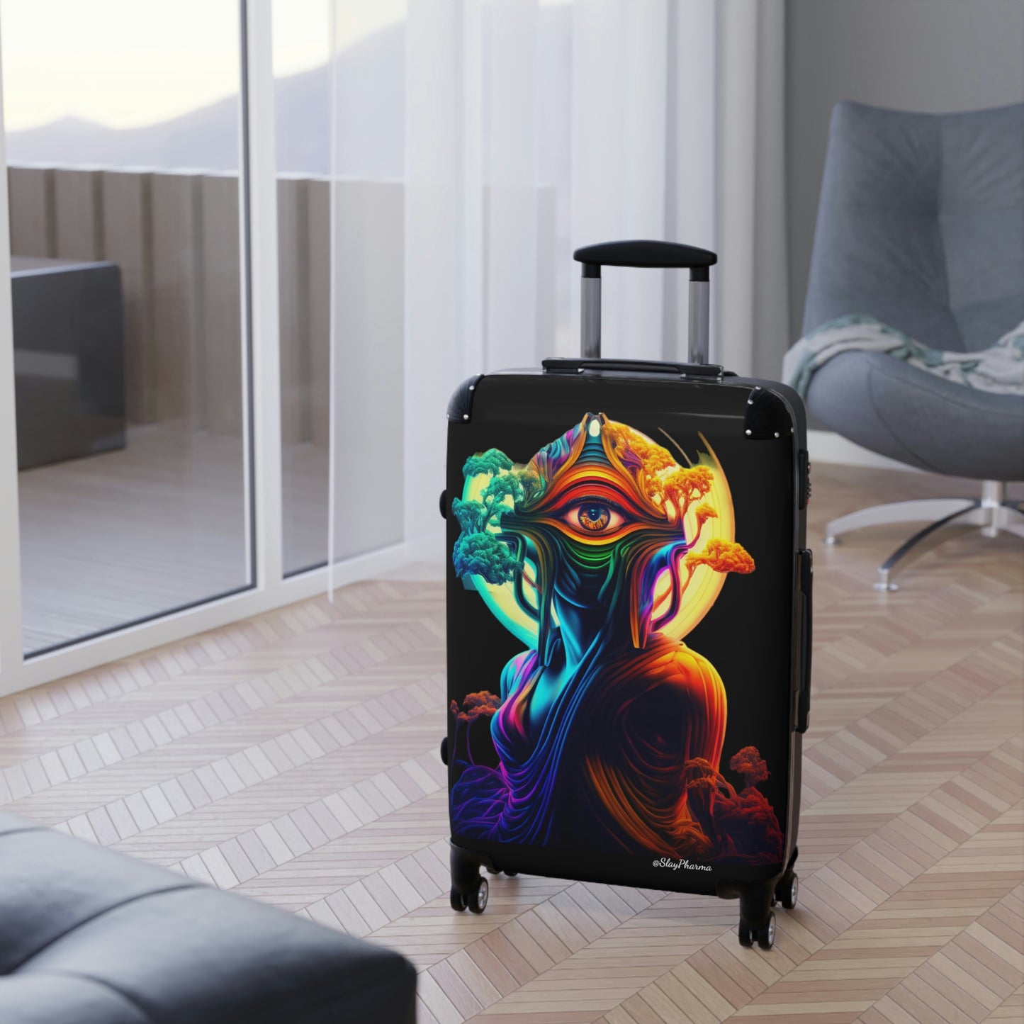 "I Become What I Might Be" Suitcase