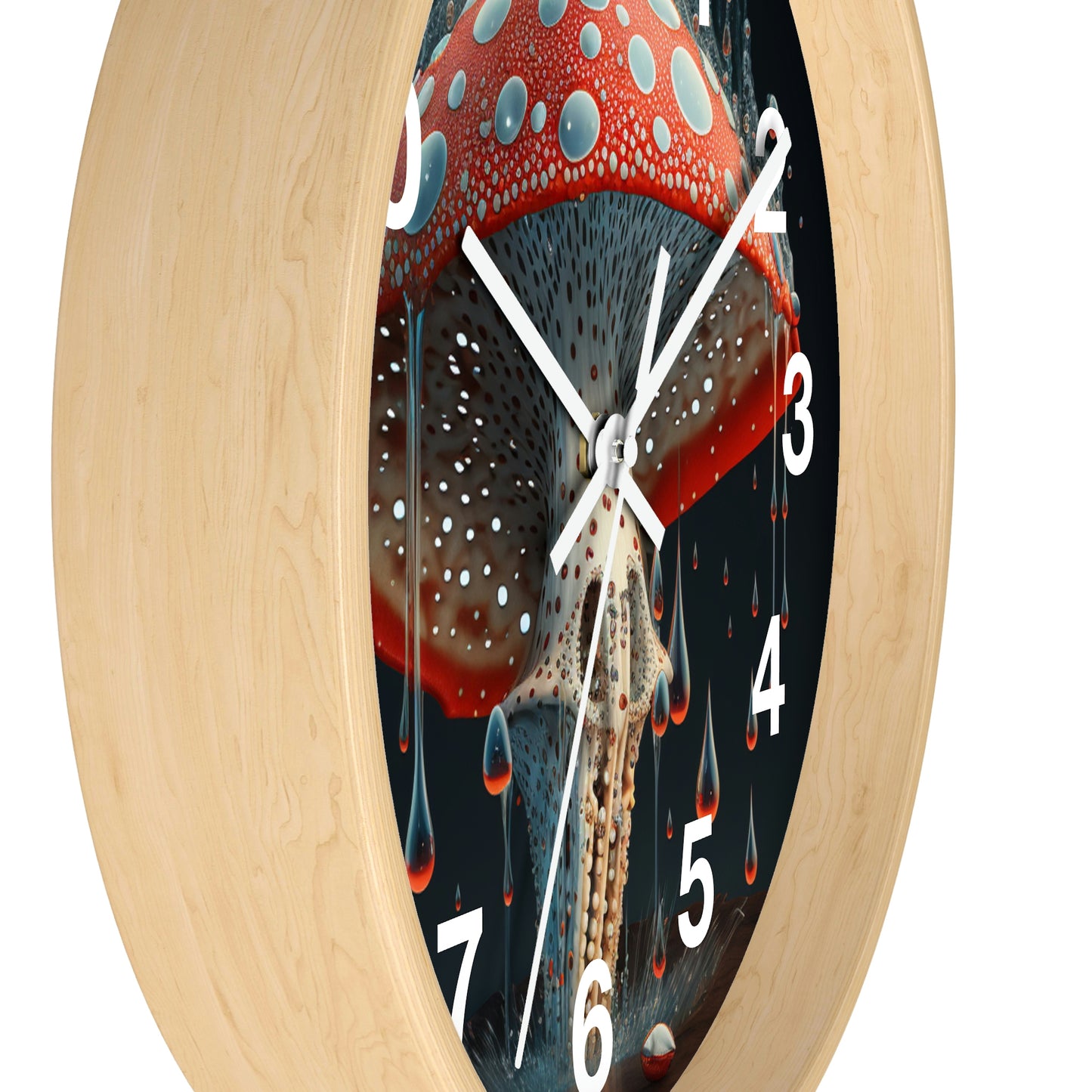 Amanita Dreams Wall Clock #2 w/ numbers