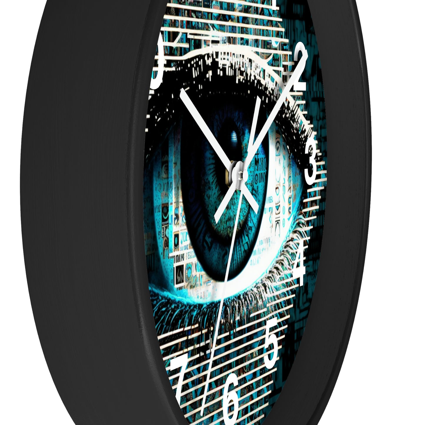 All Seeing Eye Wall Clock #2 w/ numbers