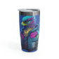 "Falcon Actual" Blue Falcon Ringneck Tumbler, 20oz