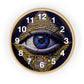 All Seeing Eye Wall Clock #4 w/ numbers