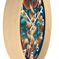 Infinite Mushroom DNA Wall Clock #2 w/ numbers