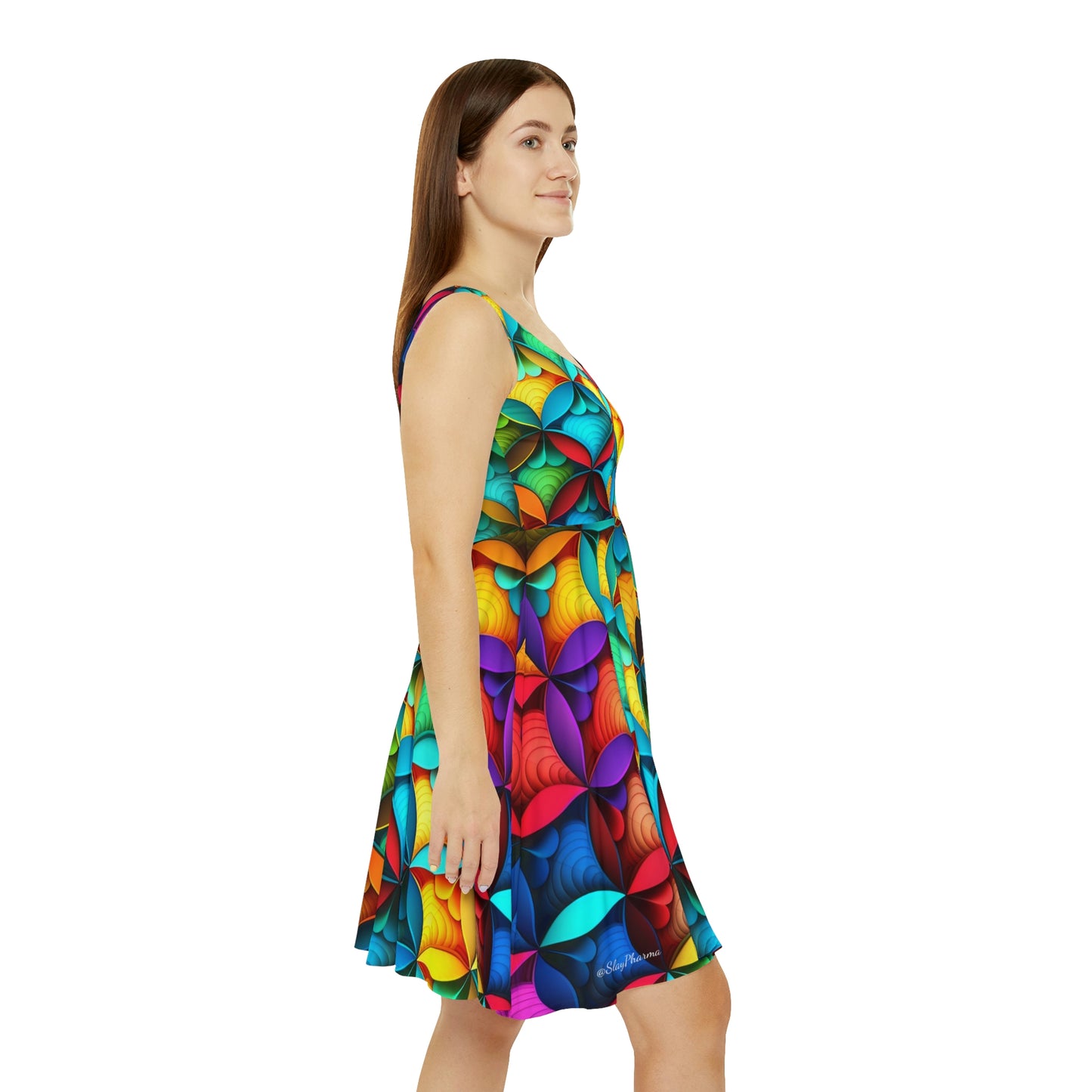 Rave Pattern Women's Skater Dress #1