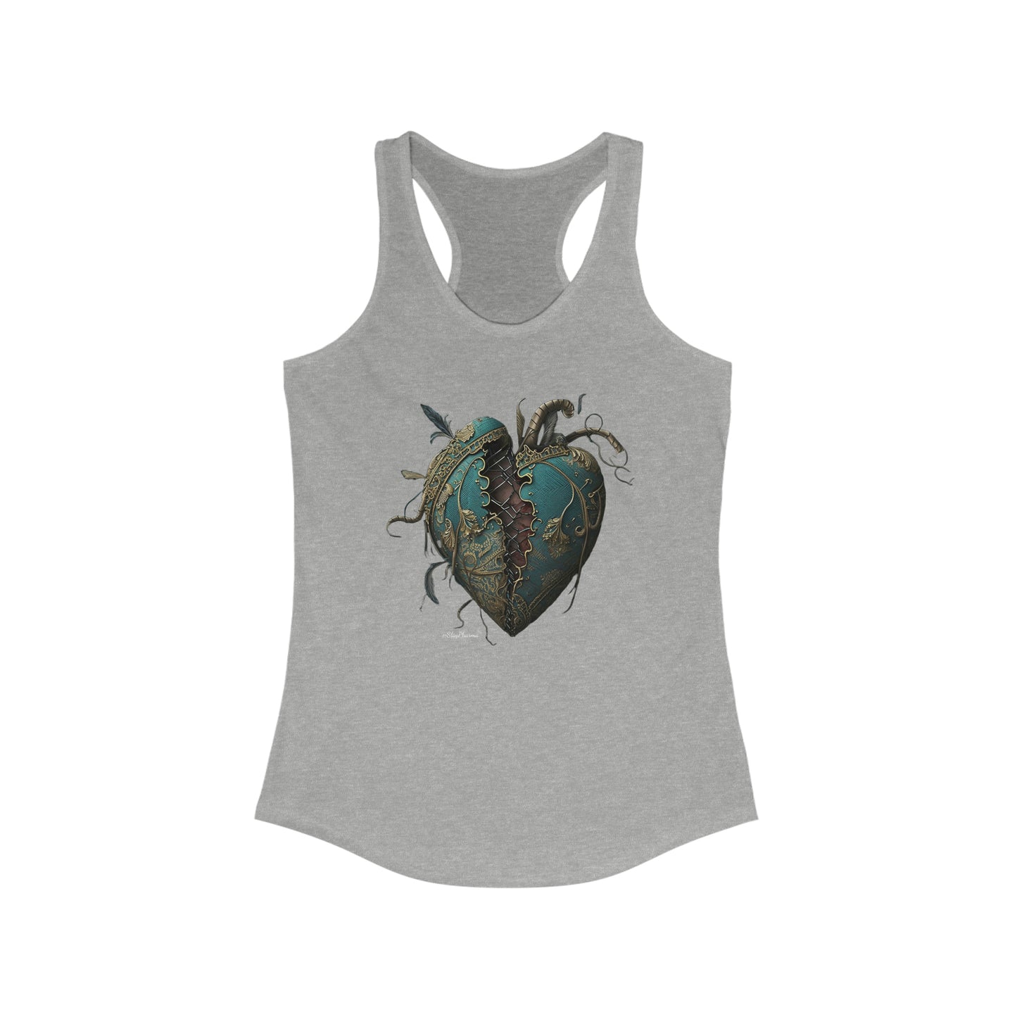 Victorian Broken Heart Women's Ideal Racerback Tank