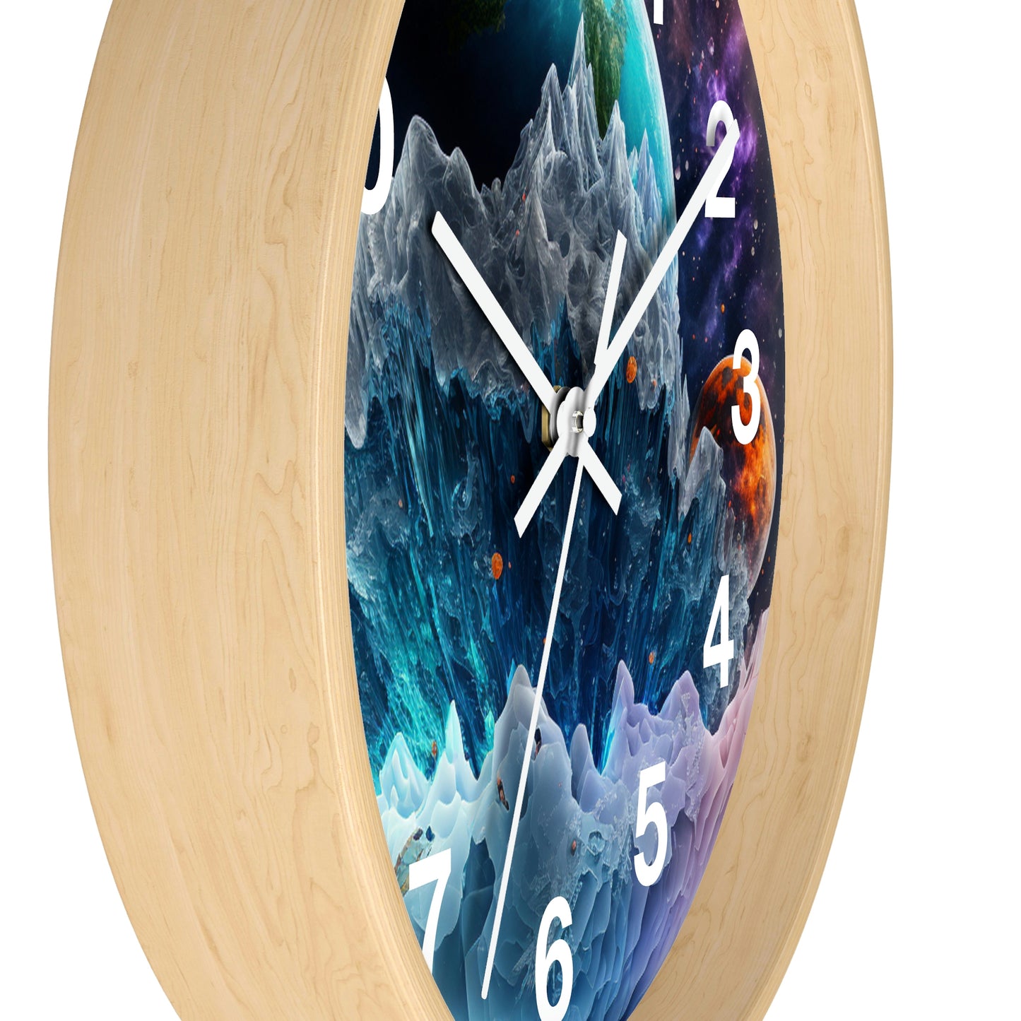 Other Worlds Wall Clock #1 w/ numbers