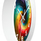 Timeless Impossible Spiral Wall Clock #1 w/ numbers