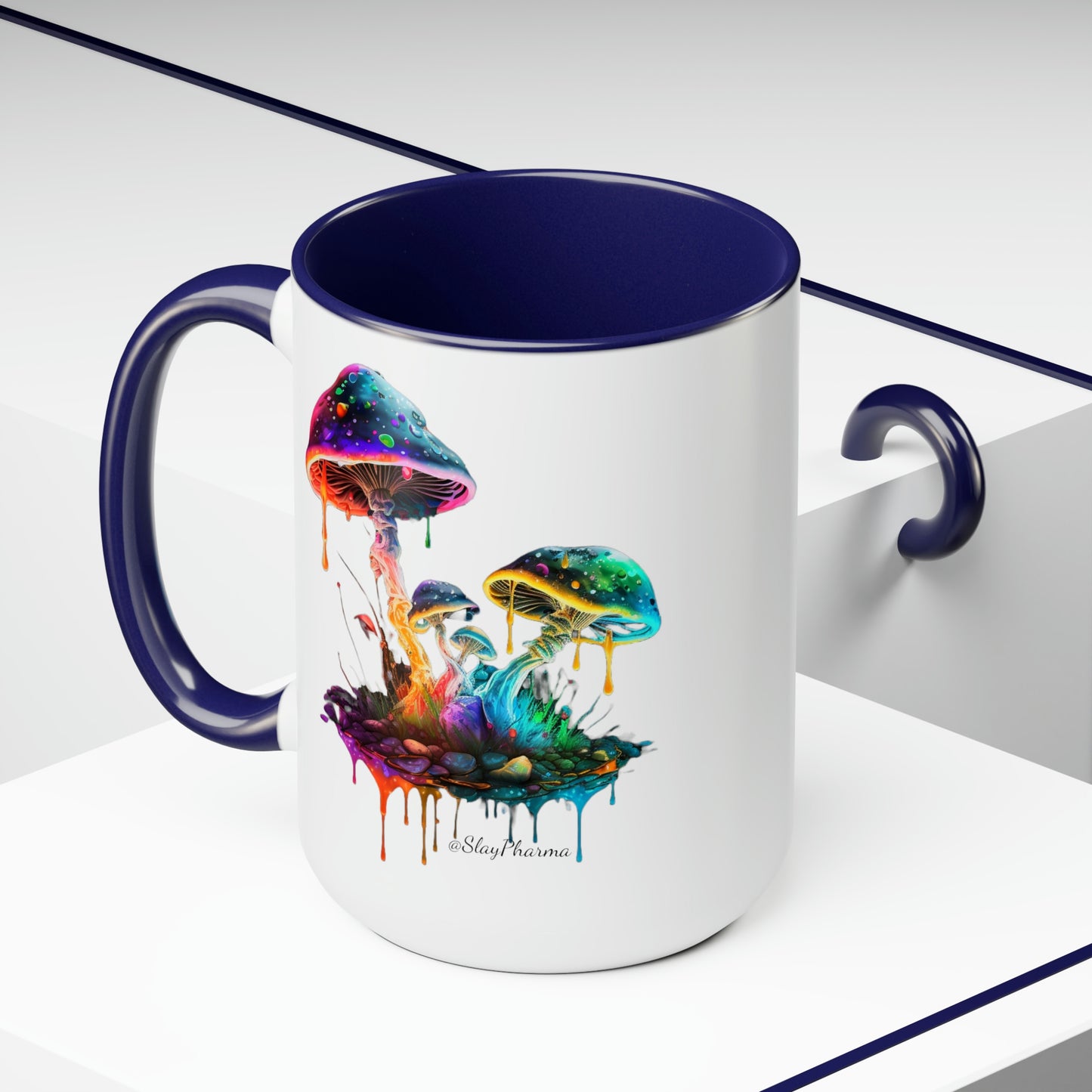 "Dripping with Potential" Mushroom Coffee Mug, 15oz