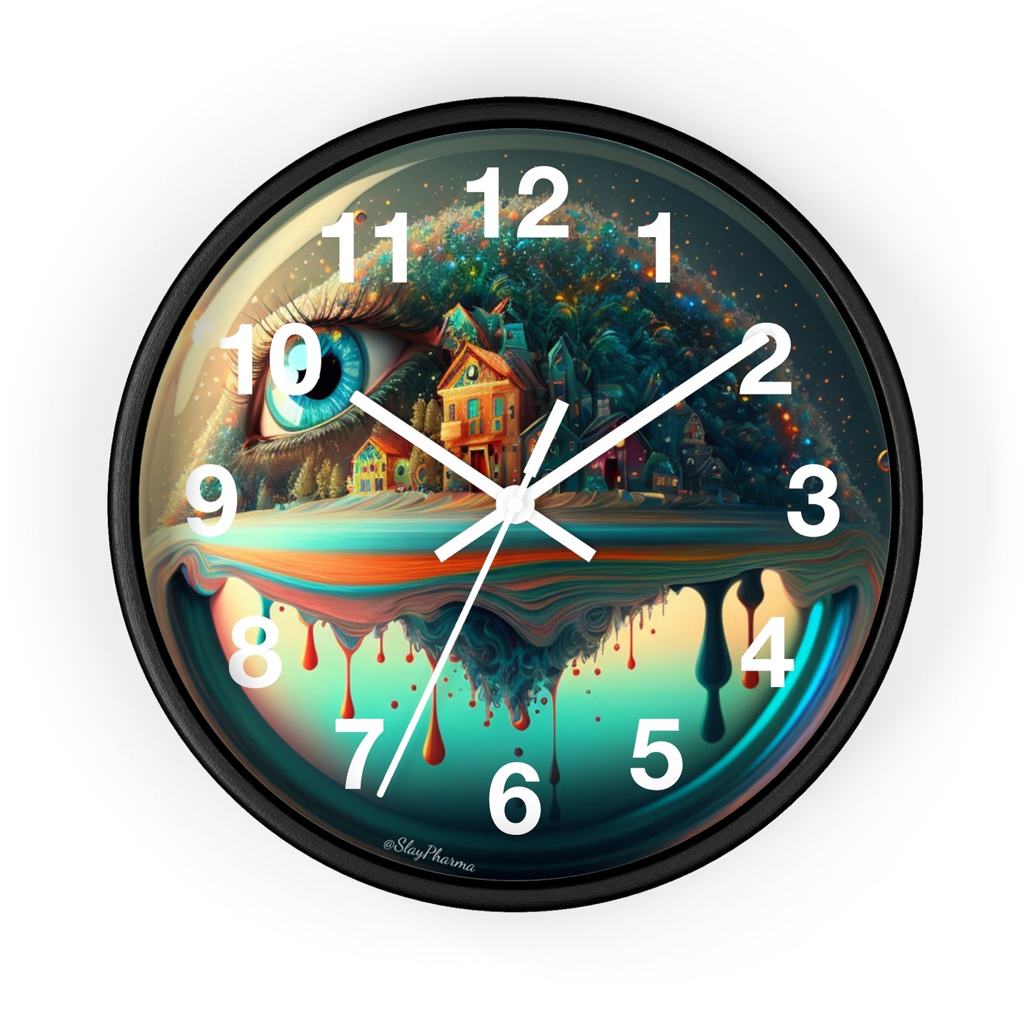 Other Worlds Wall Clock #2 w/ numbers