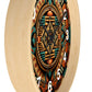 Native American pattern Wall Clock #2 w/ numbers