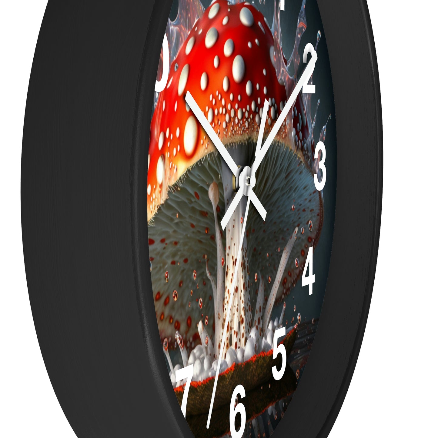 Amanita Dreams Wall Clock #3 w/ numbers