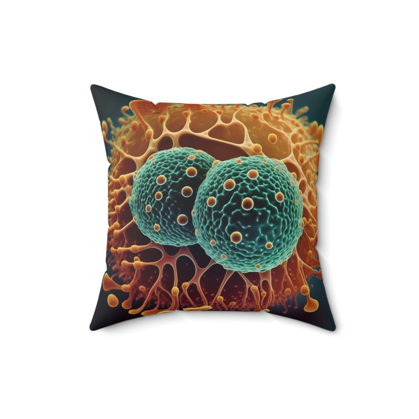 The Germ reversible throw pillow