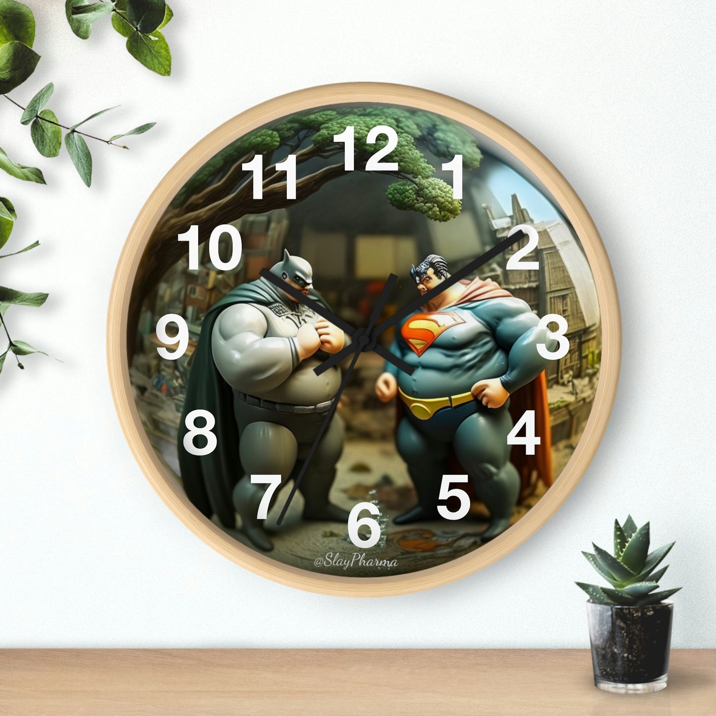 Other Worlds Wall Clock #5 w/ numbers