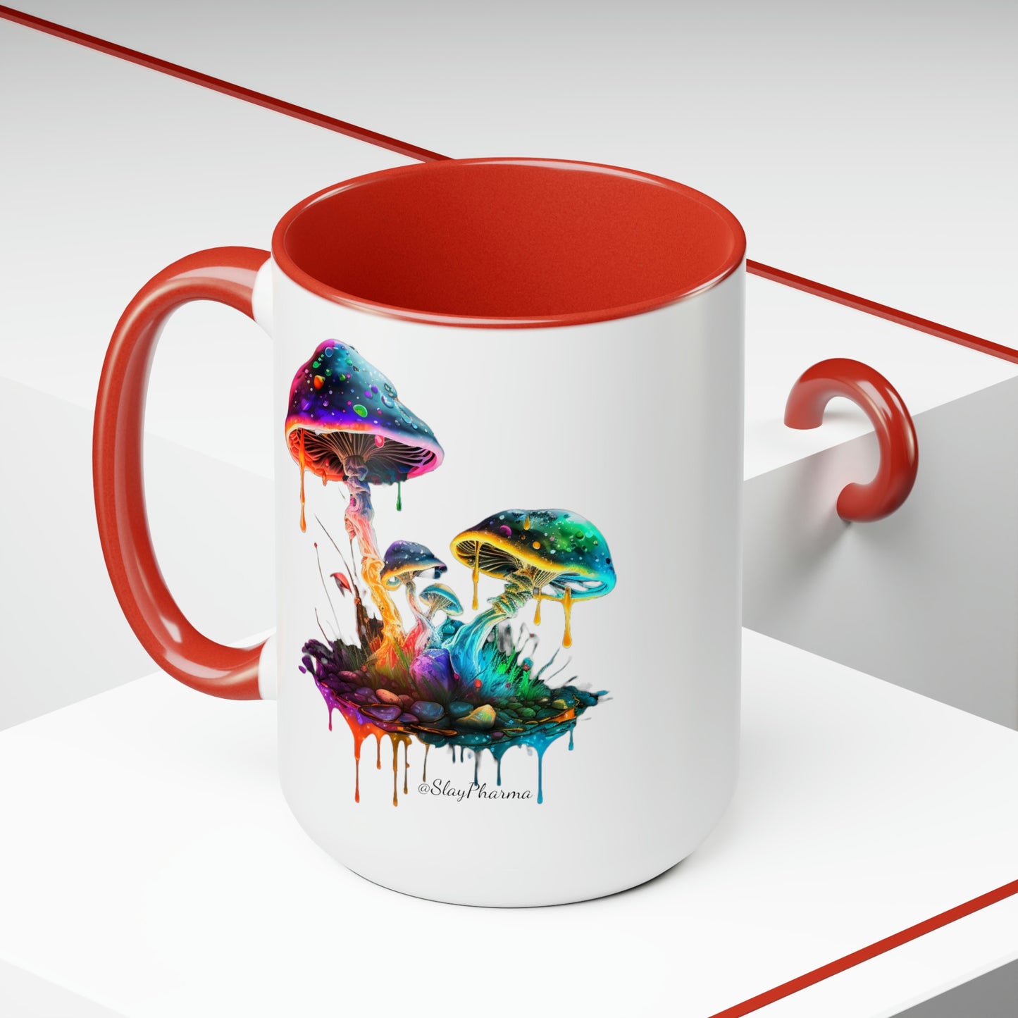 "Dripping with Potential" Mushroom Coffee Mug, 15oz