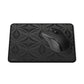 Fancy Black Geometric Pattern Mouse Pad #2