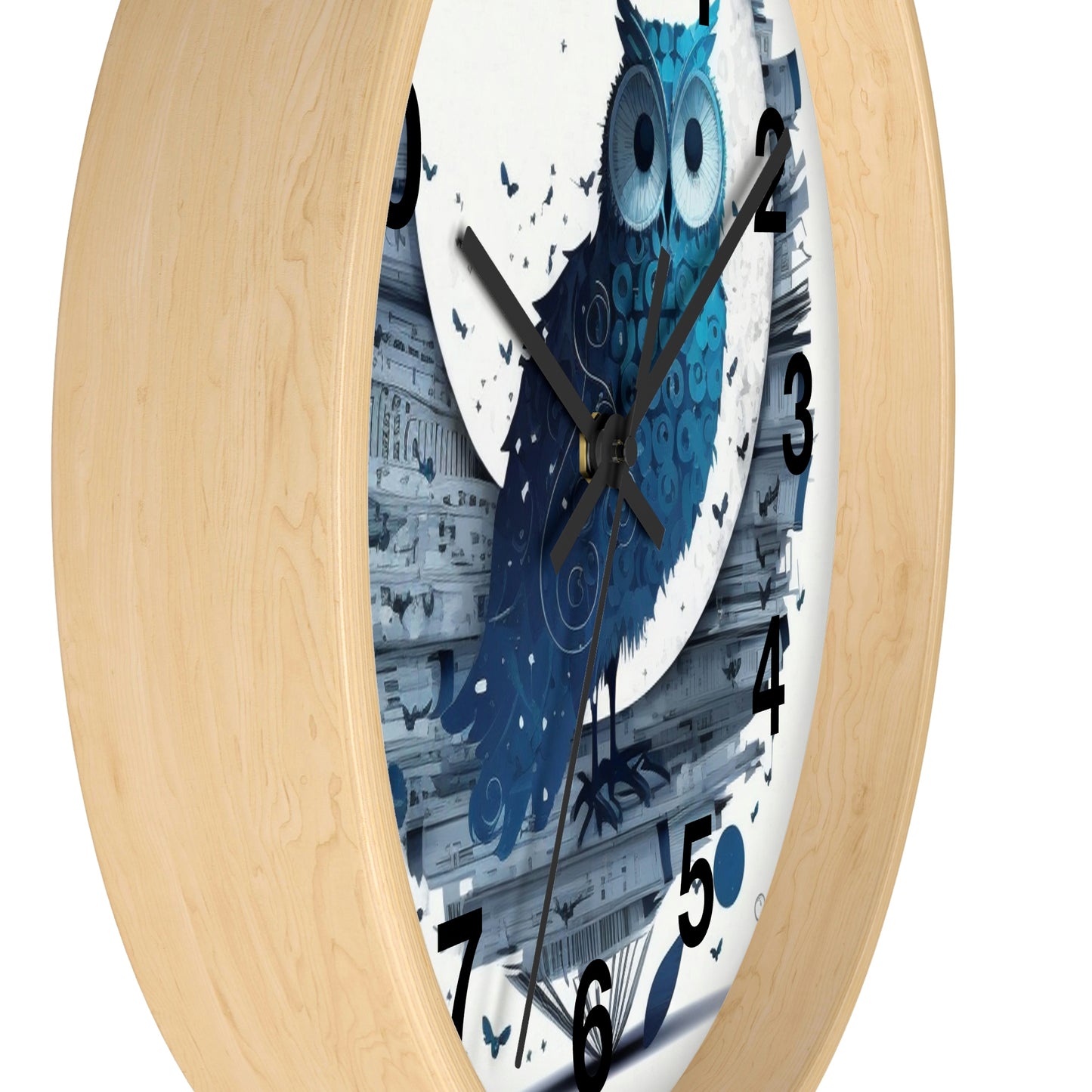 Copy of Wise Owl Wall Clock w/ numbers