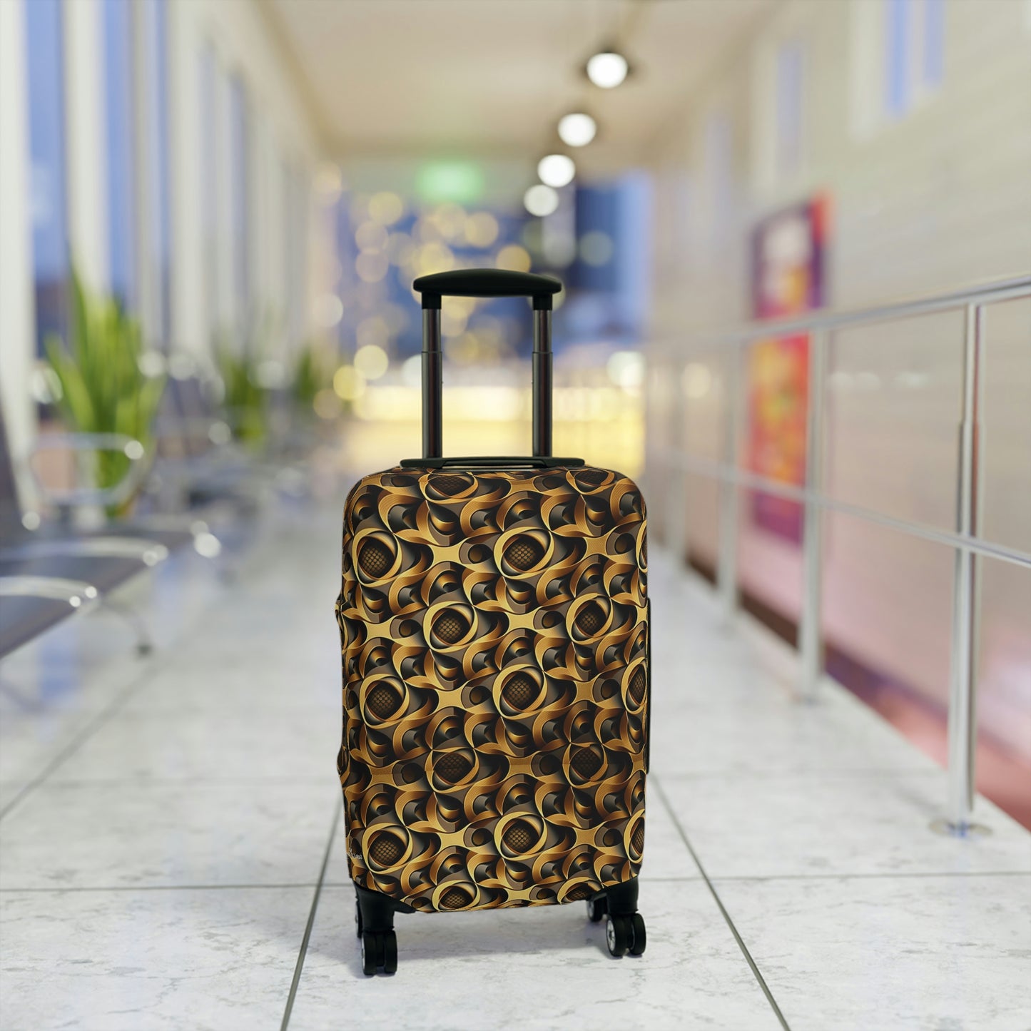 Geometric Infinity Luggage Cover