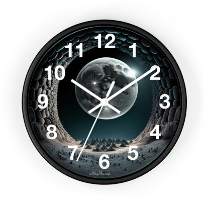 Lunar dreams Wall Clock w/ numbers
