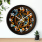 Geometric Wall Clock #9 w/ numbers