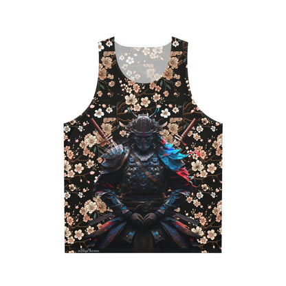 Mystic Samurai Cherry Blossom Tank Top