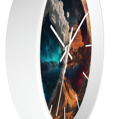 Duality Wall Clock #3 w/ lines