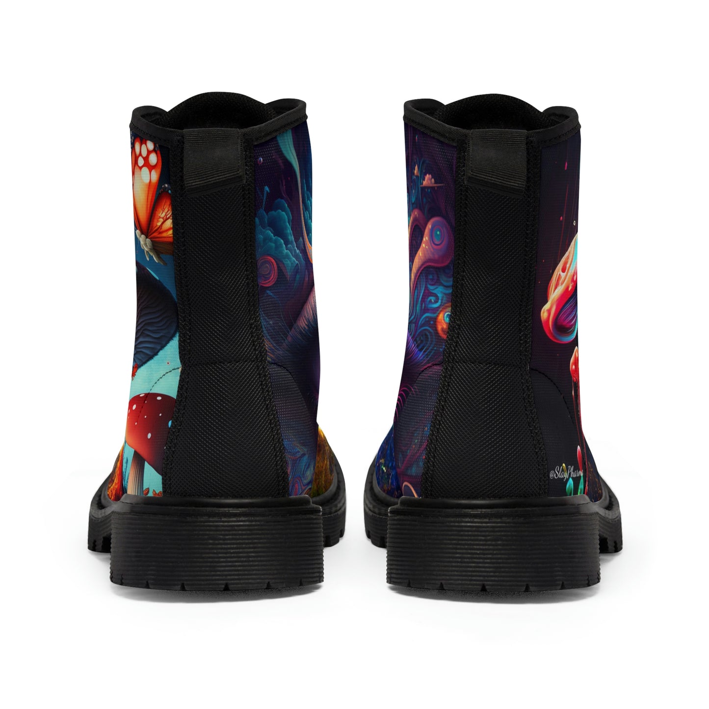 Men's Psychedelic Mushroom inspired boots