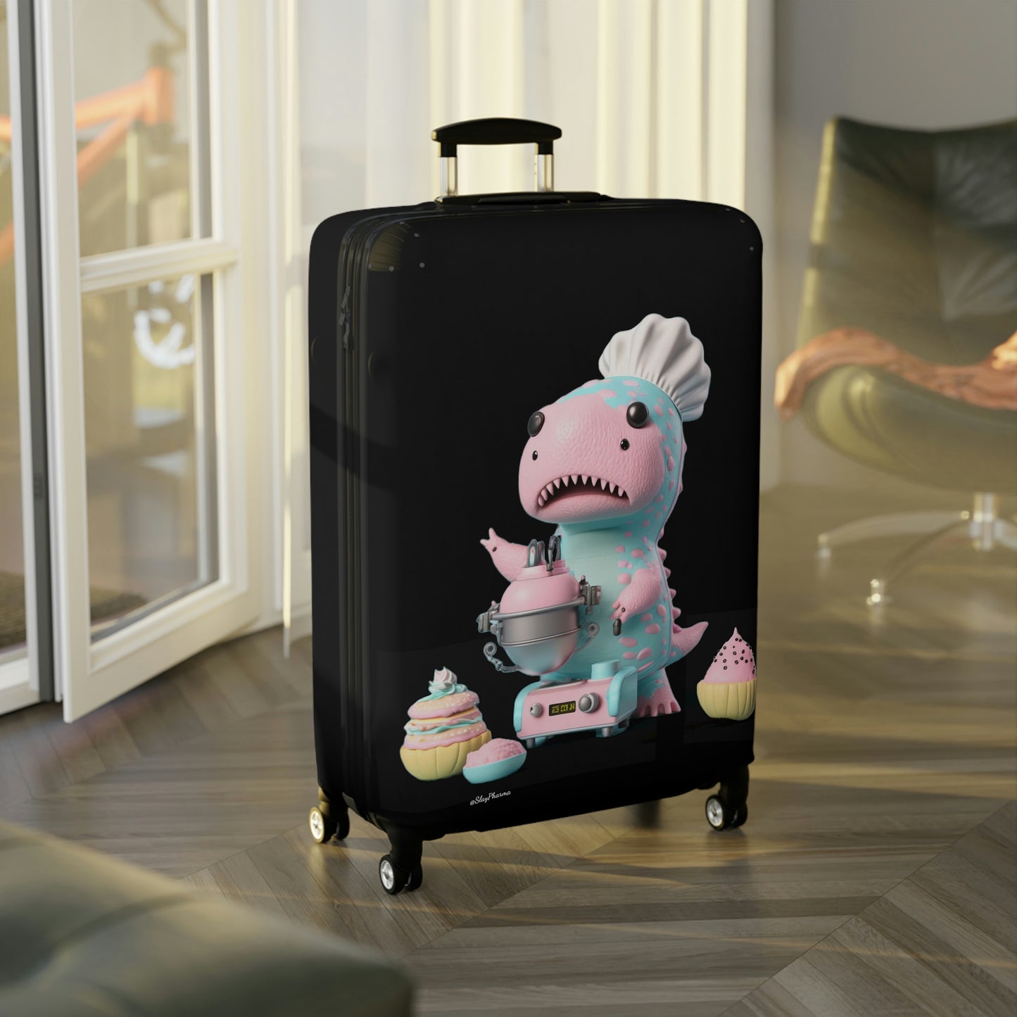 Dinosaur Baker Luggage Cover #4