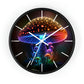 Glowing Mushroom Wall Clock w/ lines