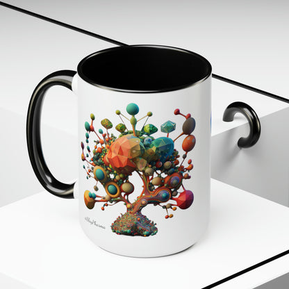 Tree of Infinite Possibility Mushroom Coffee Mug, 15oz