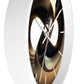 Geometric Wall Clock #11 w/ lines